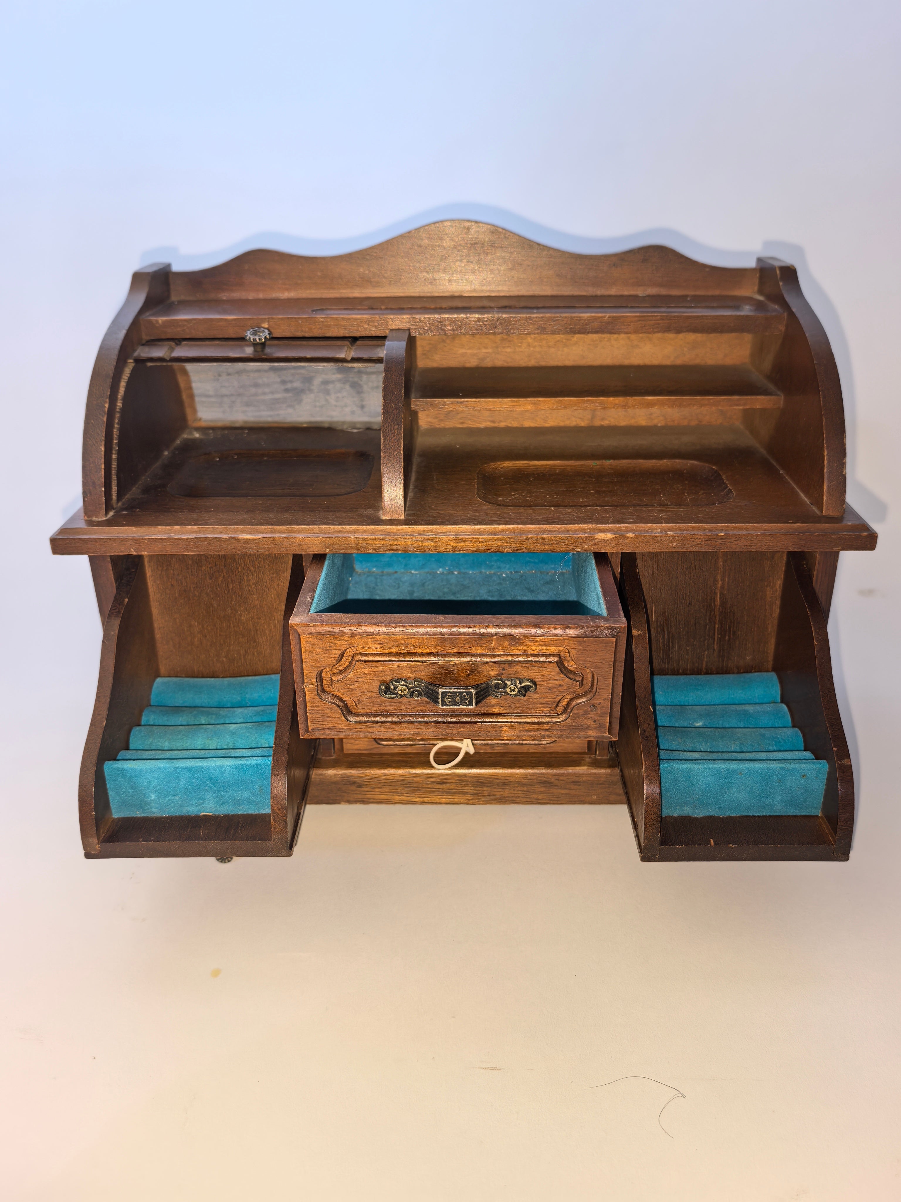 Vintage Miniatuur Sieradenkastje